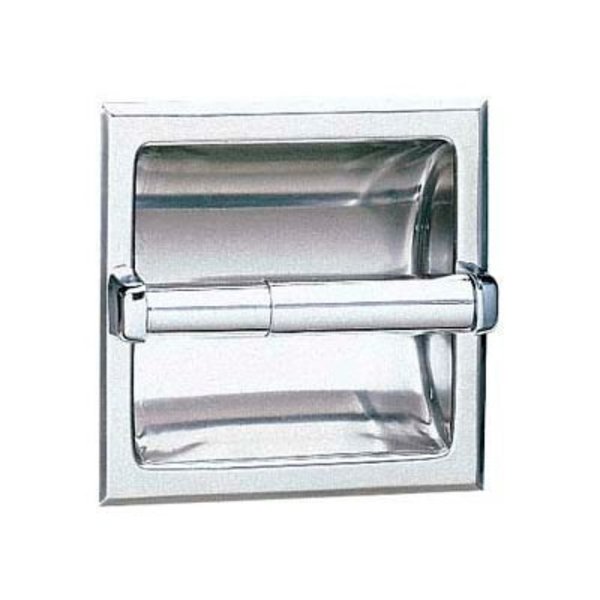 Bobrick Bobrick 600 Series Recessed Single Tissue Dispenser - Satin - B6677